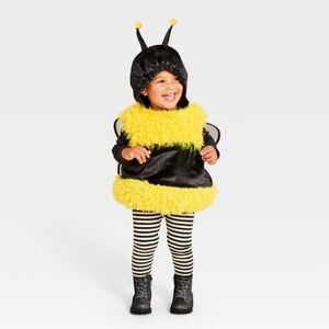 Buzzing Bee Kids Costume - Black and Yellow